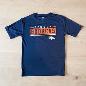 NFL Denver Broncos Navy Blue Orange Graphic Tee